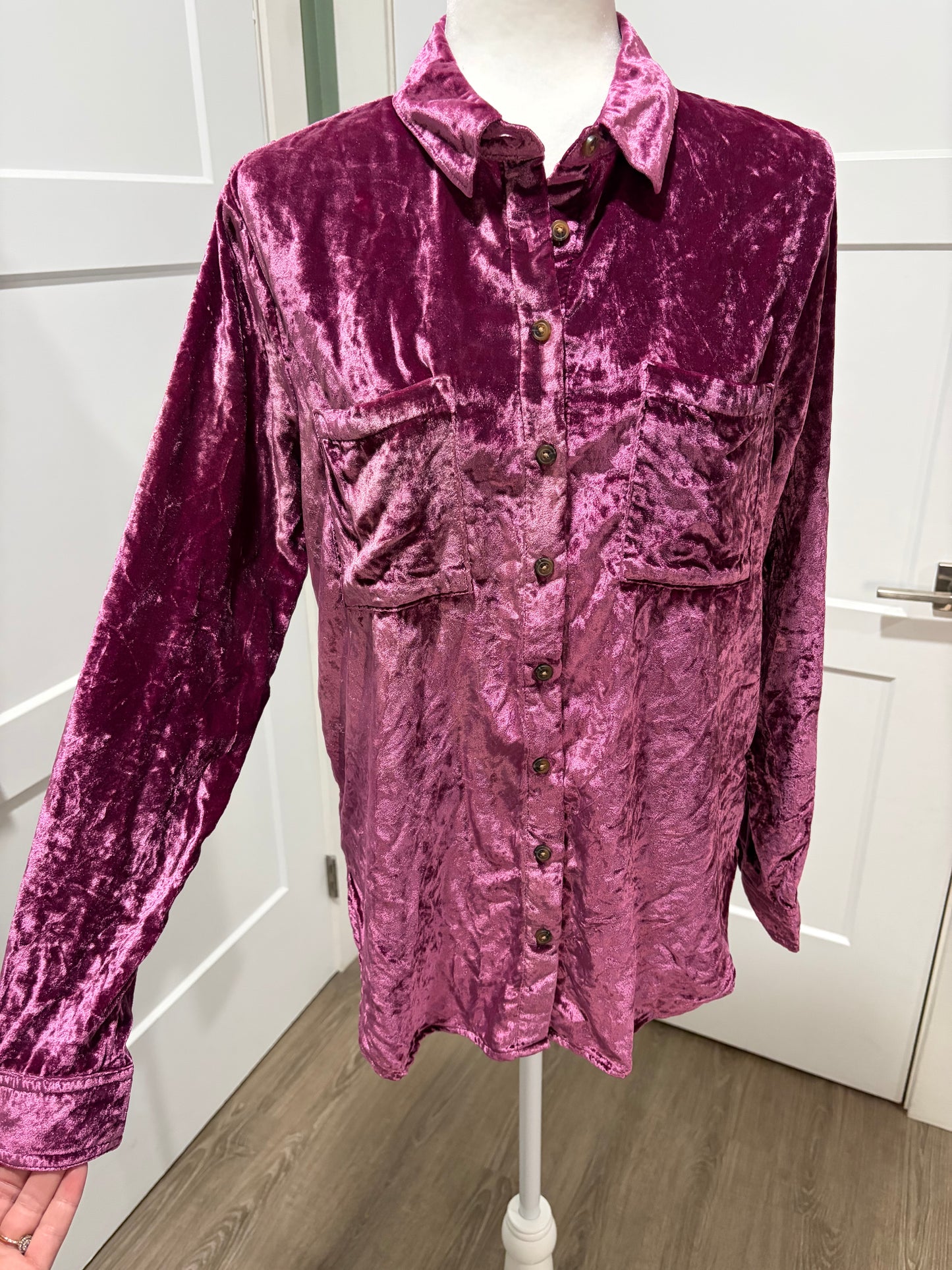 Crushed Velvet Tunic