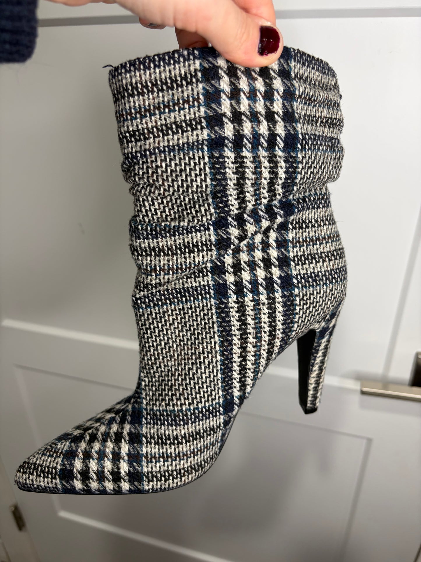 Plaid Boots