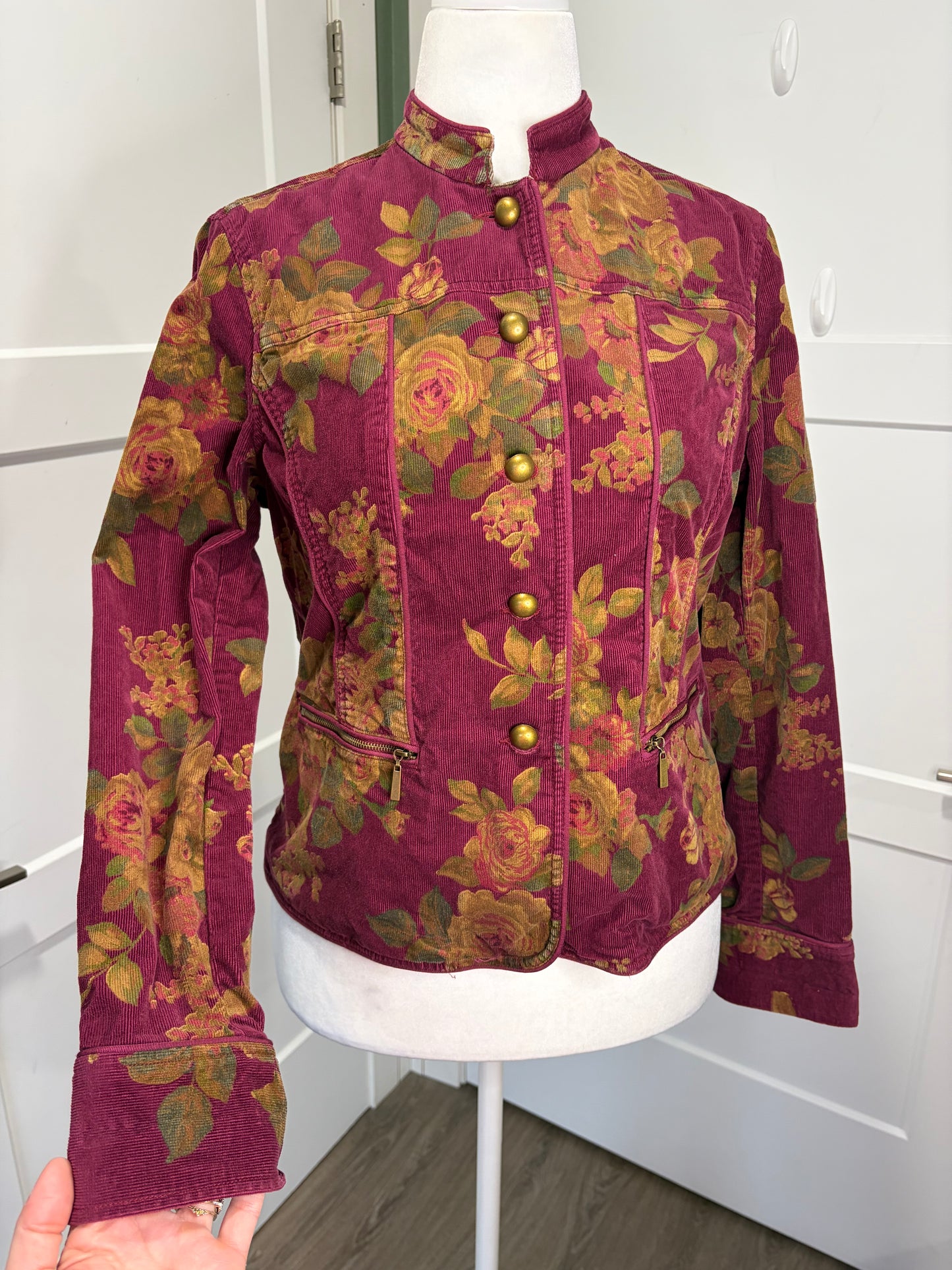 Y2K Corduroy Blazer Jacket