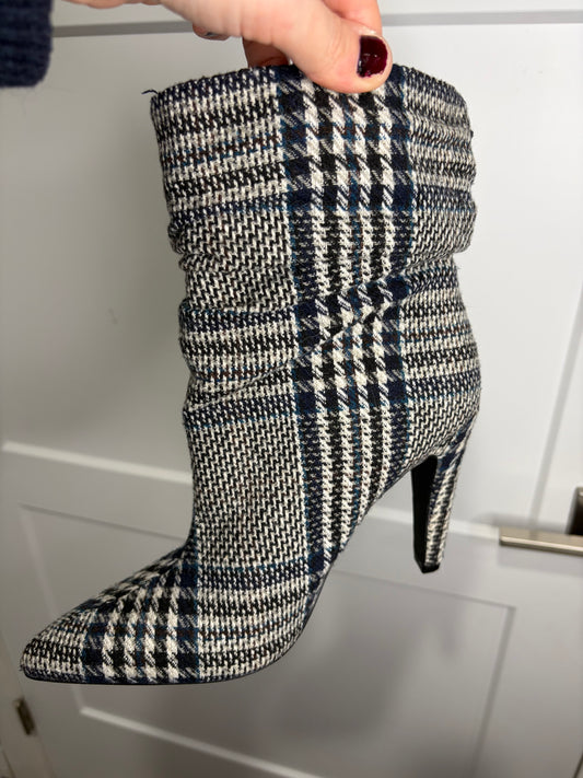 Plaid Boots