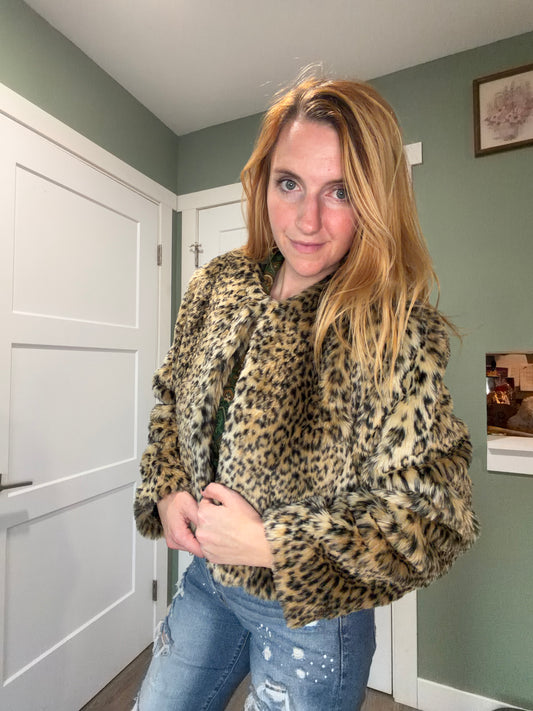 NWT Faux Fur Coat