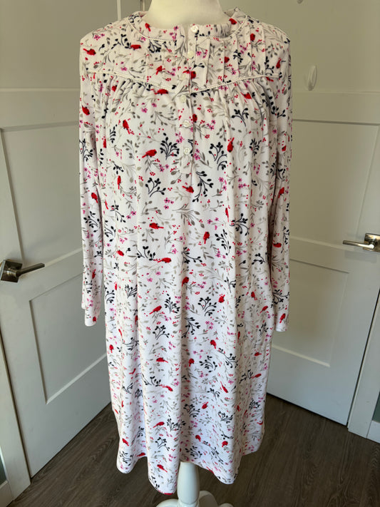 Cardinal Fleece Nightgown