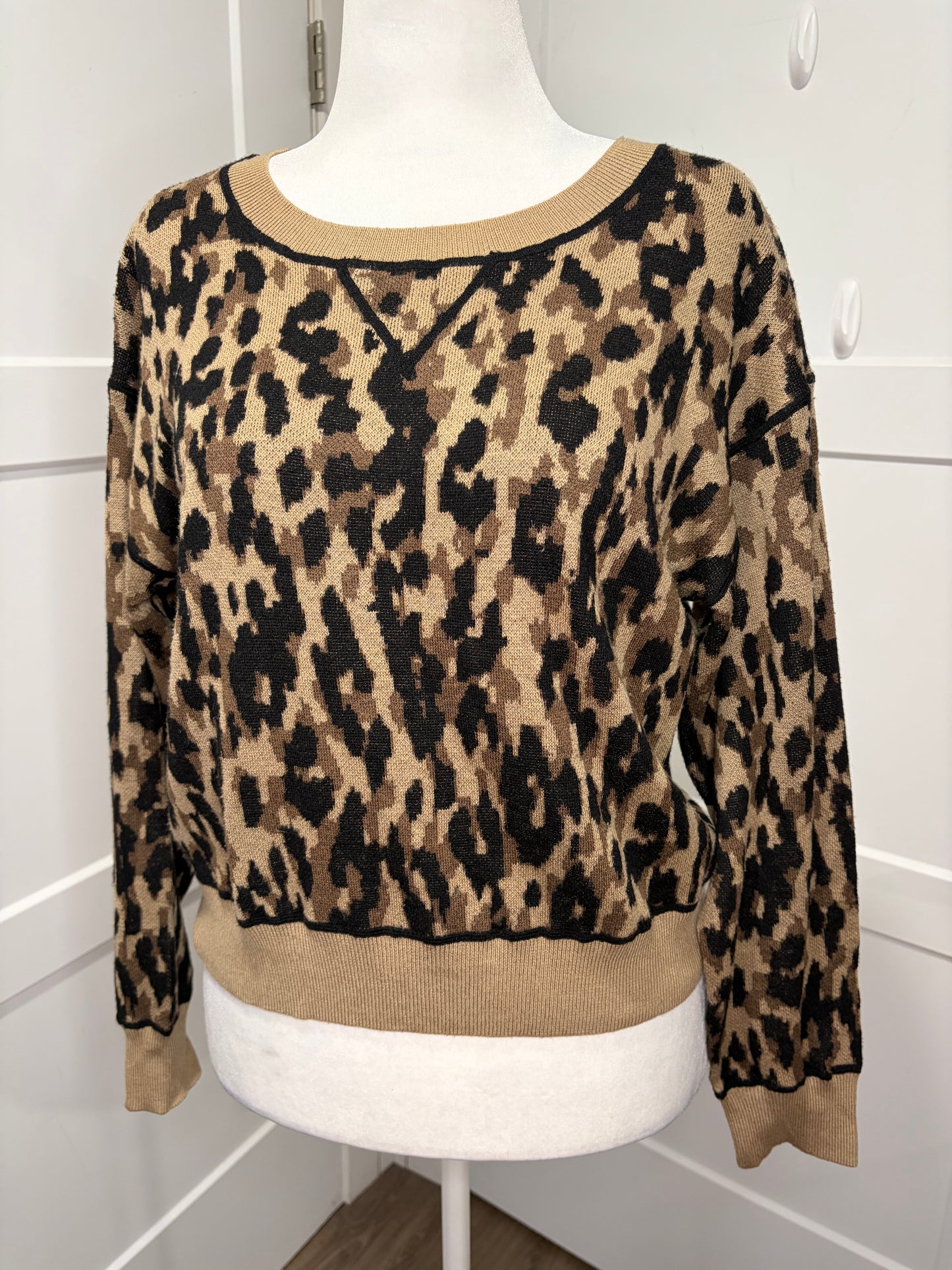 Leopard Print Sweater