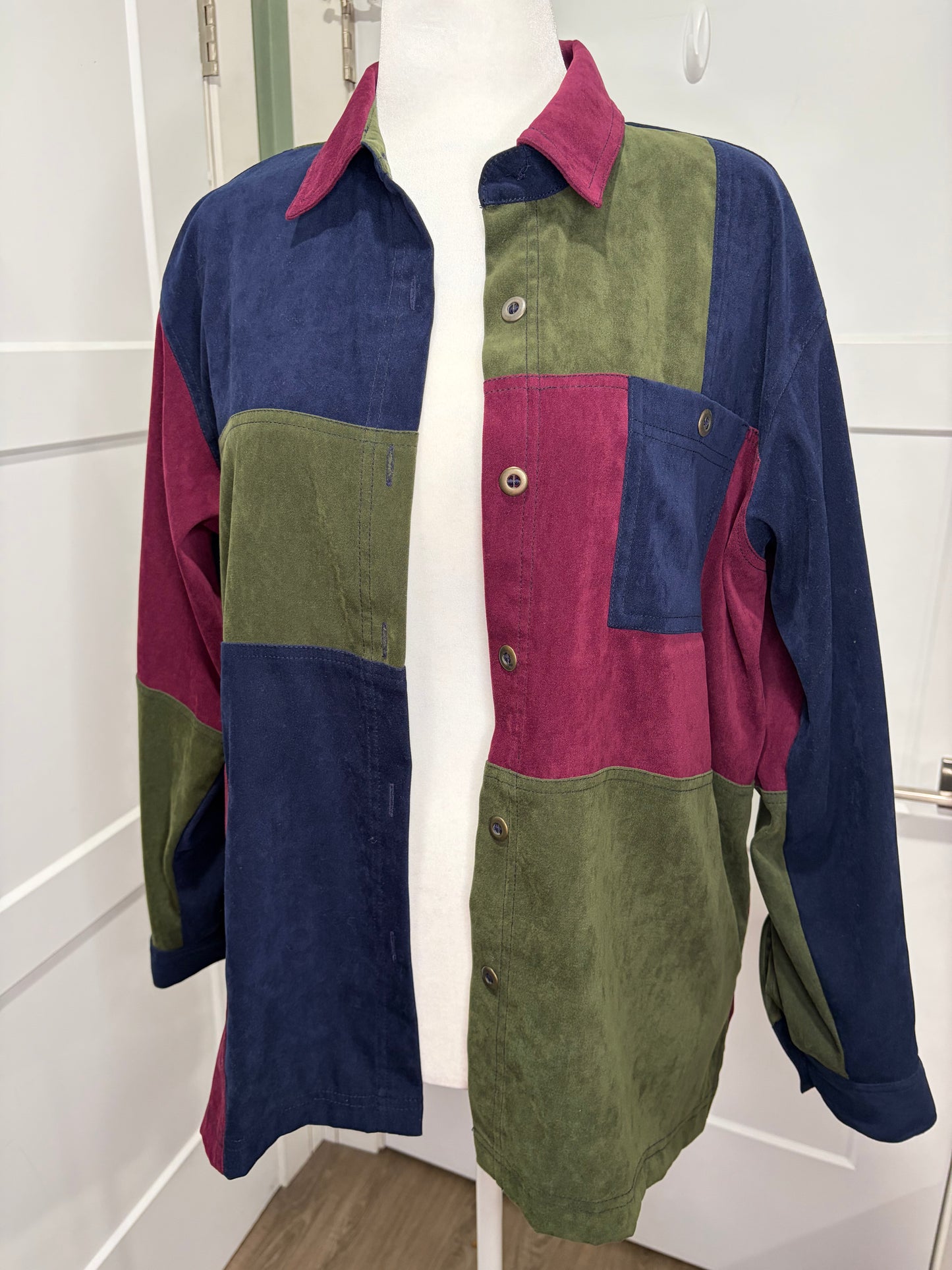 Vintage Suede Button Down