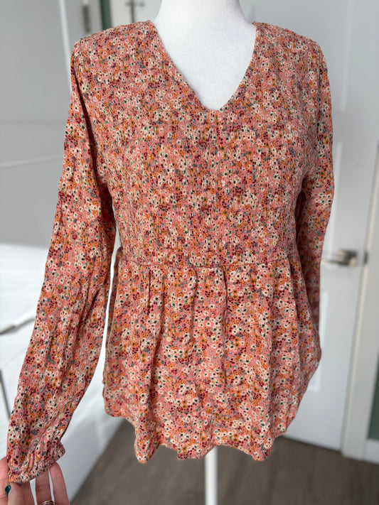 Floral Long Sleeve Top
